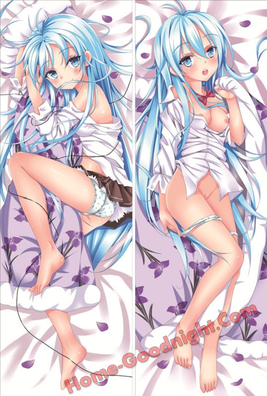 Electromagnetic Wave Woman and Adolescent Man - Erio Touwa Pillow Cover